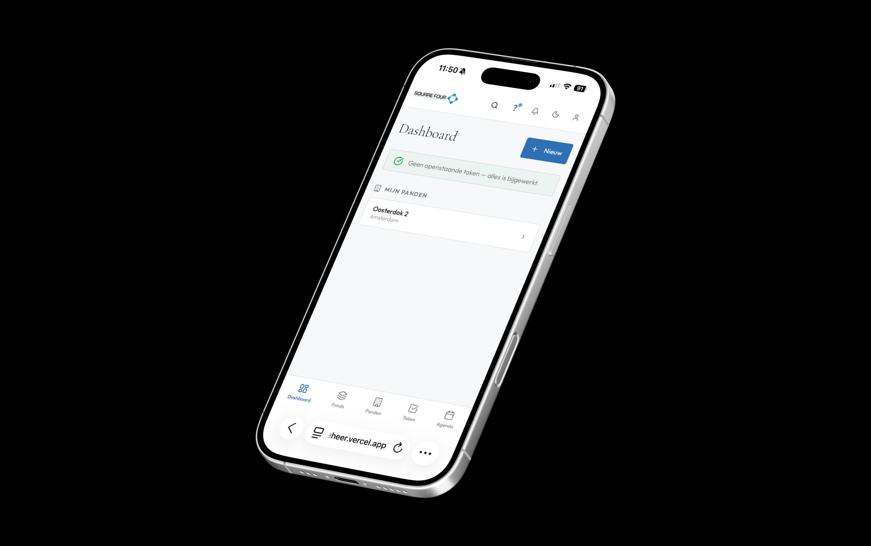 Optimaal voor mobiel gebruik, zie altijd en overal wat er te doen is.